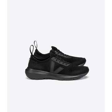 Veja RUNNER STYLE 2 V-KNIT RICK OWENS Men's Shoes Black | CA 262AHK